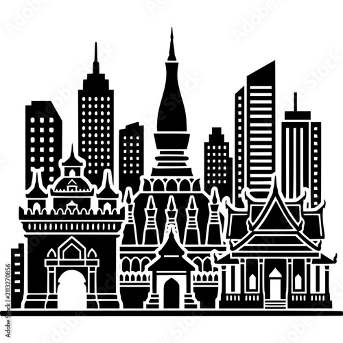 Vientiane Skyline Icon