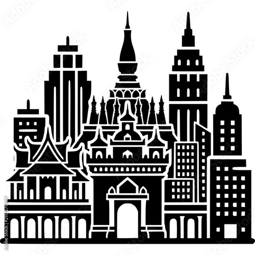 Vientiane Skyline Icon