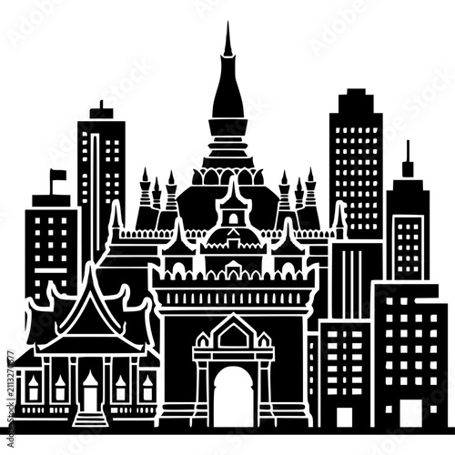 Vientiane Skyline Icon