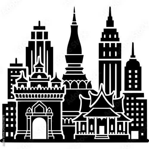 Vientiane Skyline Icon