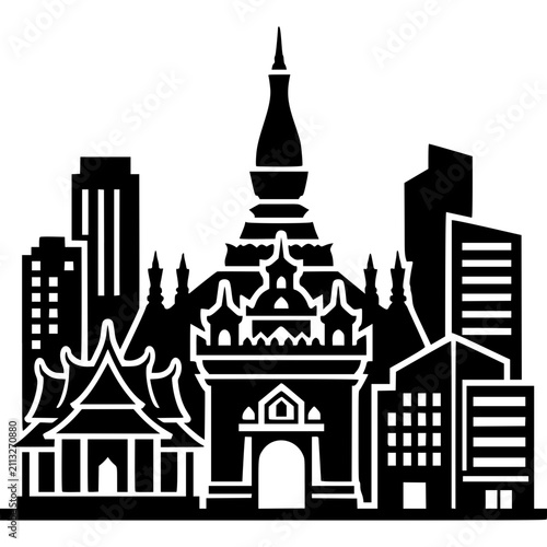 Vientiane Skyline Icon