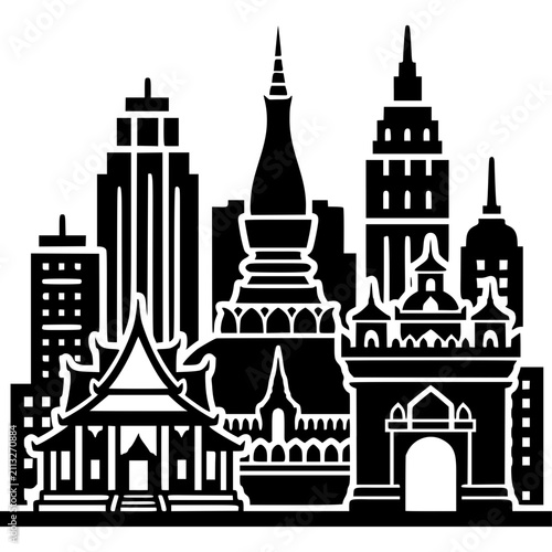 Vientiane Skyline Icon