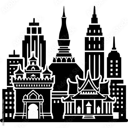 Vientiane Skyline Icon