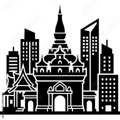 Vientiane Skyline Icon