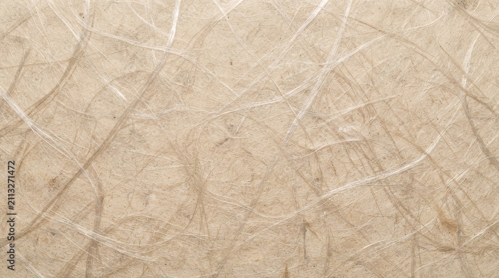 Fototapeta premium Close up of textured natural paper fiber background
