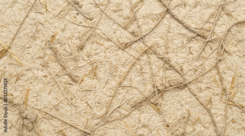 Fototapeta premium Close up texture of natural fibrous material and twine