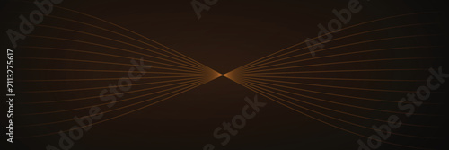 Radiating Light Rays PNG - Minimalist Golden Beam Overlay for Futuristic Designs and Dark Backgrounds