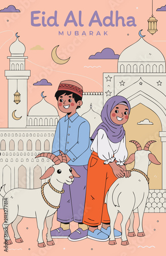 family   card eid mubrak