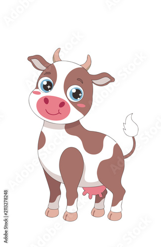funny cow cartoon