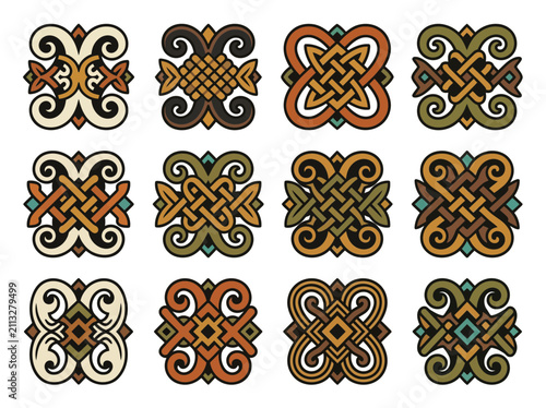 Celtic Knotwork Decorative Ornaments Collection