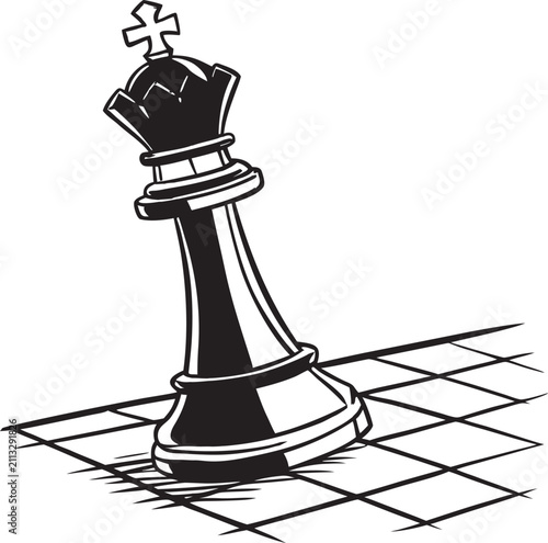 black chess pawn