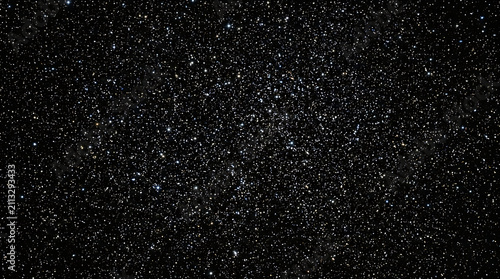 Vast Night Sky Filled with Countless Twinkling Stars Creating a Celestial Panorama