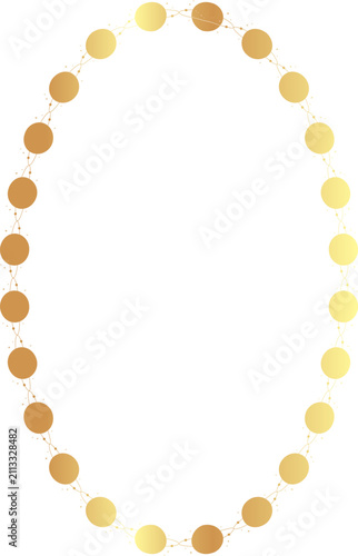 Planet frame. Outer space cosmic elements. Frame with empty space for your text. Baby shower design