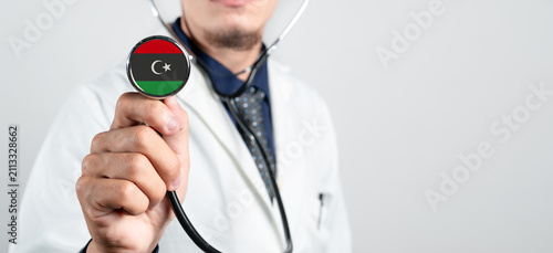 Fotografía Libya healthcare system, Libyan national healthcare concept