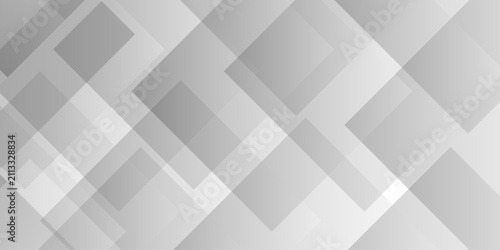 Grey white abstract background paper shine and layer element. Modern style abstract background. square shape with futuristic concept background.