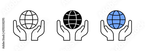 Canvastavla Global Sustainability Outline Icon