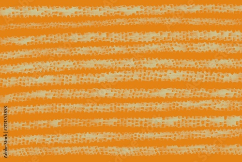 Foto Bright orange background with light stripes showing a simple design of horizonta