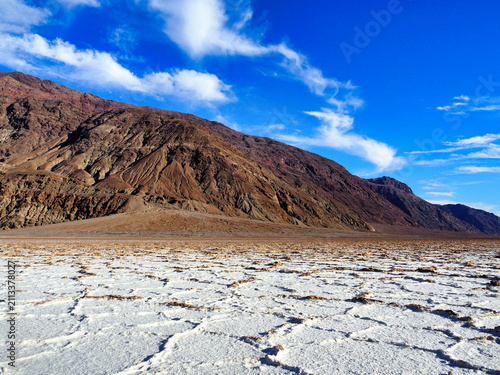 Photography Death valley, California, 16/10/2018 Description: Majestic mountain ridges overl