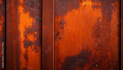 grunge rusty orange brown industrial industry metal corten steel background texture banner