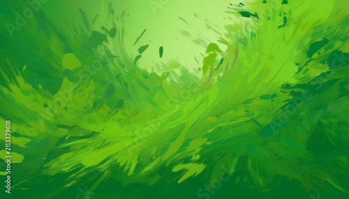 dispersion of the green backgrounds