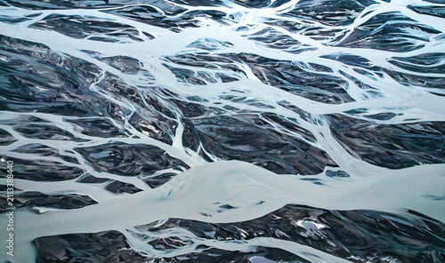 Obraz na plátně Rivers from Iceland.