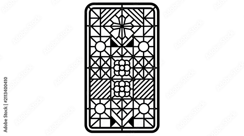 Fototapeta premium Geometric Pattern Design Element.