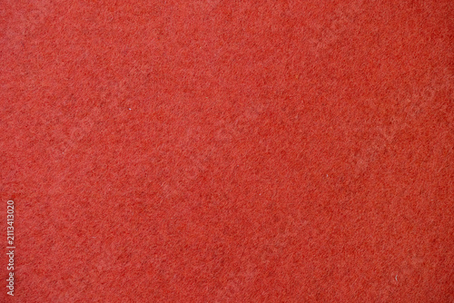Red Felt Fabric Texture Background
