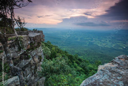 Landscape of  Phu Laen Kha  National Park, Chaiyaphum Province, ThaiLand.