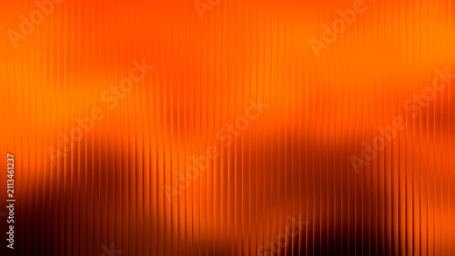 Obraz na plátně Abstract Halloween gradient with vertical lines and blurred fiery orange bokeh f