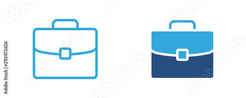 Quadro su tela Business Briefcase Icon, Office Portfolio, Corporate, Finance, Professional Work