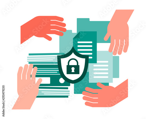 Photography Advanced security protocols and strict data governance actively shielding chaoti