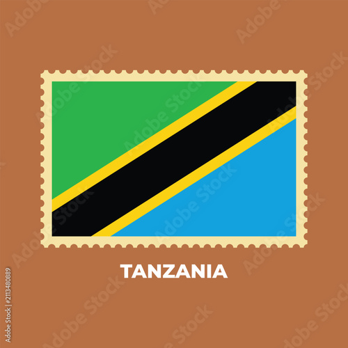 National Flag of Tanzania Illustration Design