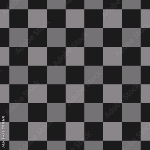 Fotografía Retro black and  checkered seamless pattern tile, Y2K modern geometric grid back