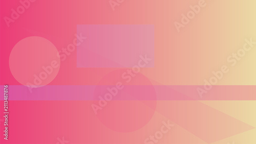 Abstract Geometric Shapes with Gradient Background and Soft Lighting Effects