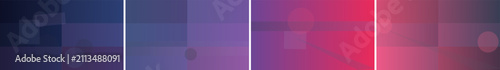 Abstract Geometric Shapes with Gradient Background and Soft Lighting Effects