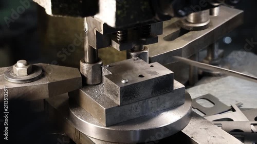 Machining and welding of metal parts at the factory