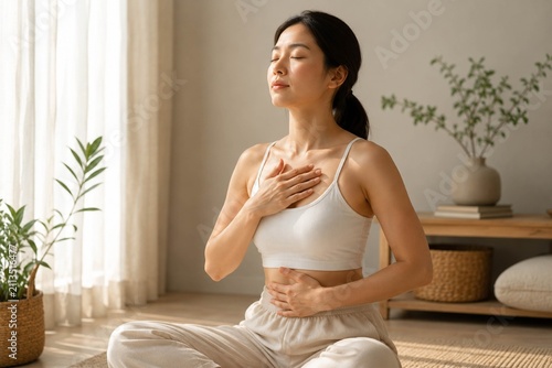 Deep breathing exercise