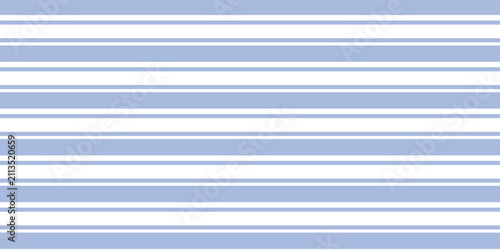 Obraz na plátně Courage Ticking Stripe, a seamless vector pattern with traditional ticking stripe in periwinkle blue on a white background