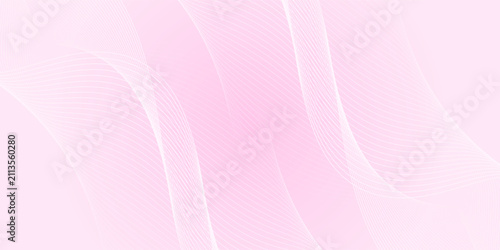 Принти на полотні Pink wavy line pattern background