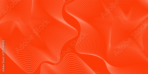 Abstract Seamless Pattern with Linear Stylized Salmon Fish Fillet Texture. Vector Background for Fish Packaging, Sushi Restaurants and Menu Design