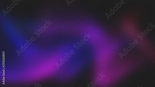Abstract dark purple and blue gradient noise grain background texture featuring a soft blurred light effect for modern creative design projects