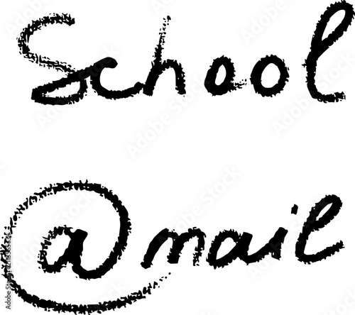 various graphic elements for the design, hand-drawn