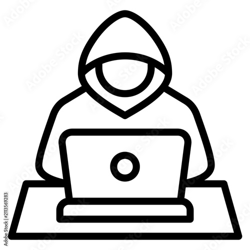 Hack  Icon Element For Design