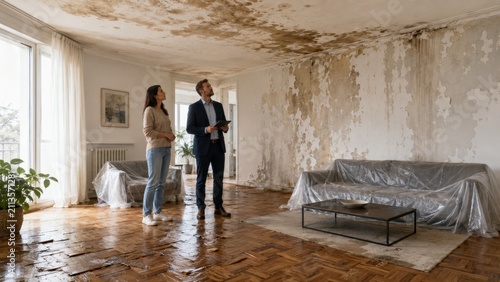 Water Damage in Home Caused by Leaks, Flooding and Moisture