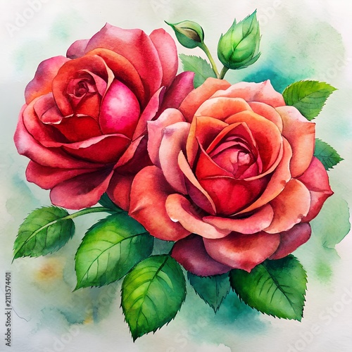 Elegant Red Rose Bouquet, Fresh red roses arranged beautifully with rich colors and detail.