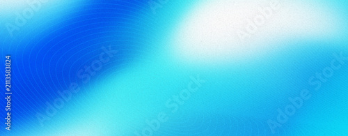 Fotografía Abstract bright blue and cyan gradient background with glowing circular ripple p