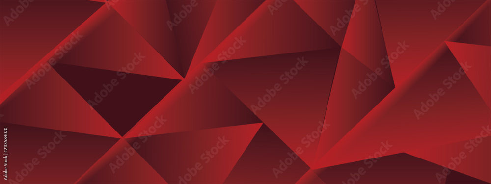 Fototapeta premium Red diamond abstract triangles eps 10