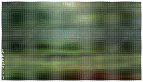 Obraz na płótnie Abstract dark green forest landscape gradient background with soft light