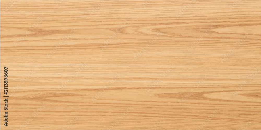 Naklejka premium Natural Brown Wood Texture Background with Oak Grain Pattern on Rustic Timber Plank Surface for Wall, Floor, Table, and Interior Design Material