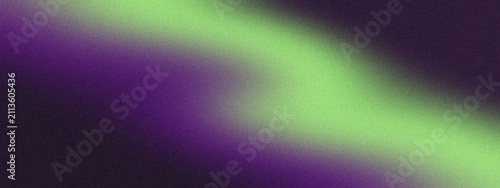 Obraz na plátně grainy Vibrant purple and green gradient background texture with texture wavy pa